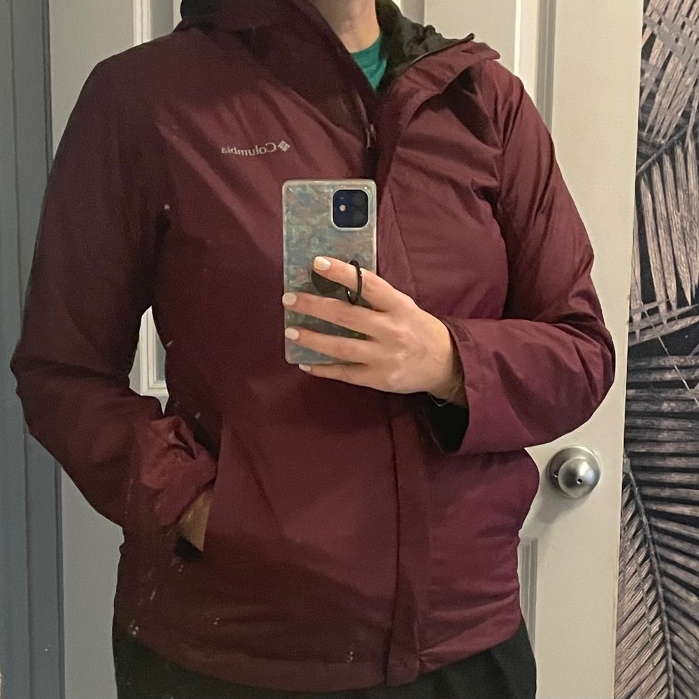 Columbia rain jacket